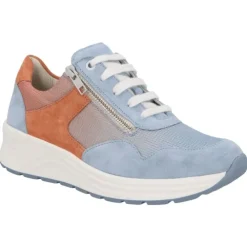 DAMES Solidus - Wijdte K - 59500 - Jeans - Uitneembaar Voetbed