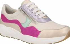 DAMES Solidus - WijdteK - 66034 - Beige combi - Uitneembaar voetbed