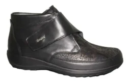 DAMES Stuppy - Wijdte G - 9897 1 648 - Zwart - Uitneembaar voetbed