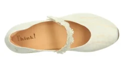 DAMES Think - 001165 1000 - Offwhite - Uitneembaar voetbed