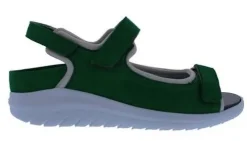 DAMES Verhulst - Wijdte H - 3356 3394 2802 - Groen - Uitneembaar voetbed
