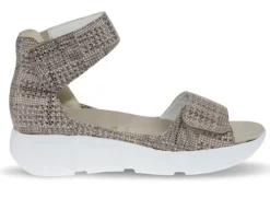 DAMES Waldlaufer - Wijdte H - Isa - 757802 161 - Taupe - Uitneembaar voetbed