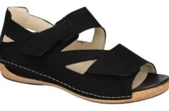 DAMES Waldlaufer - WIJDTE H - ZWART - UITNEEMBAAR VOETBED